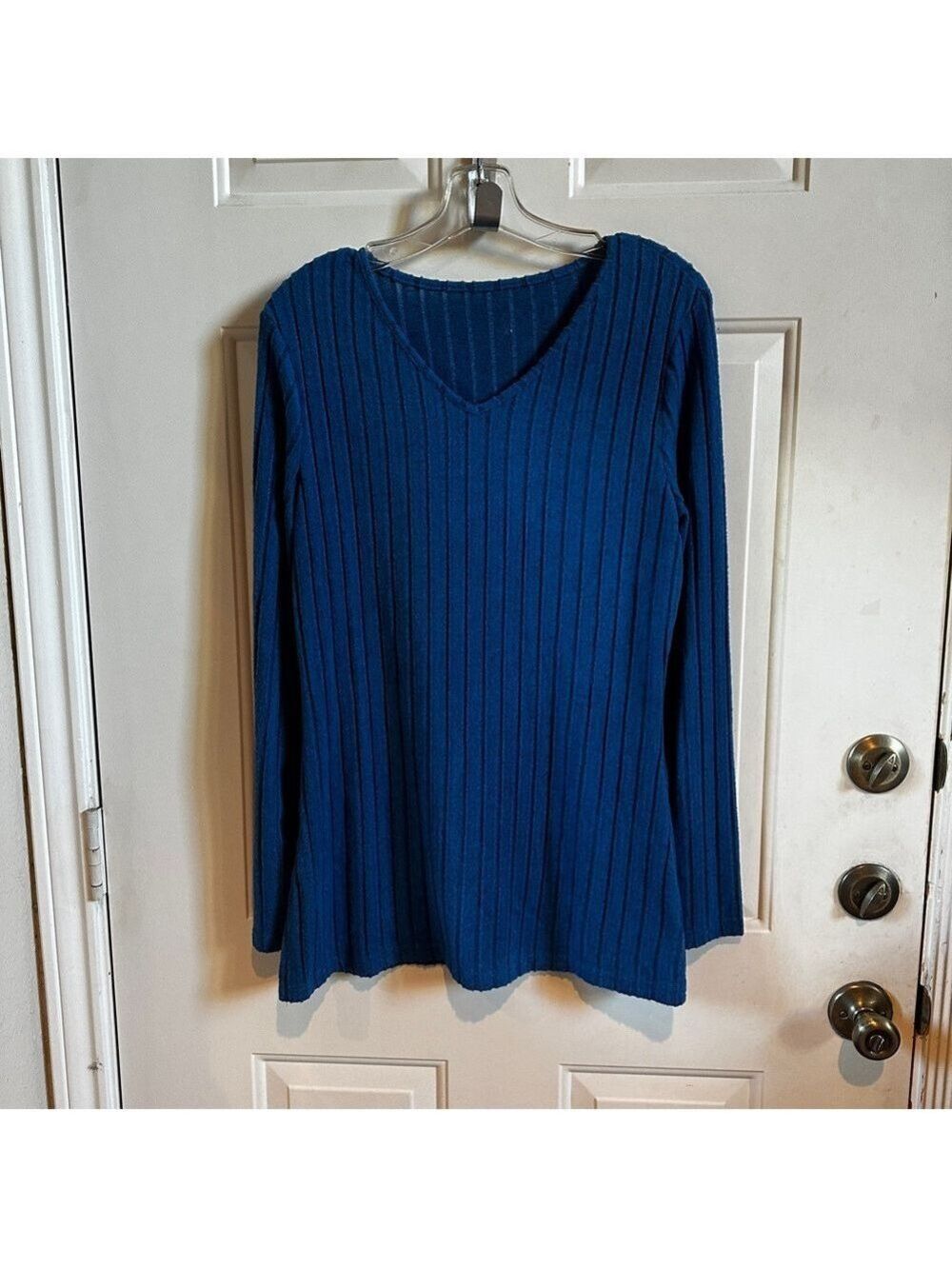 Blue Ribbed Knit Set XL - Picture 5 of 13